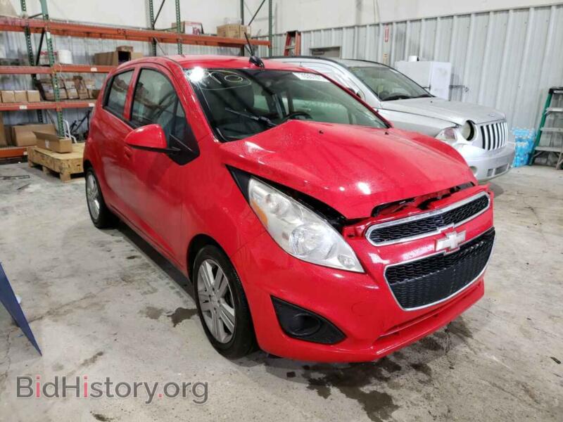 2015 Chevrolet SPARK Spark 1LT (VIN KL8CD6S95FC734830) — photo 1 of 10, Copart, damage: front end