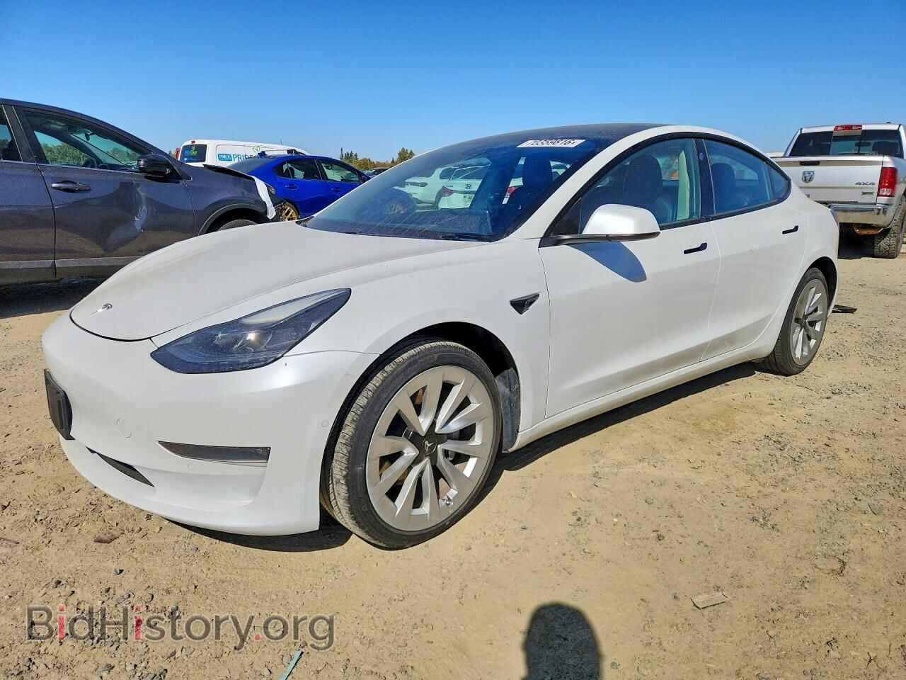 Photo 5YJ3E1EB7MF010157 - TESLA MODEL 3 2021