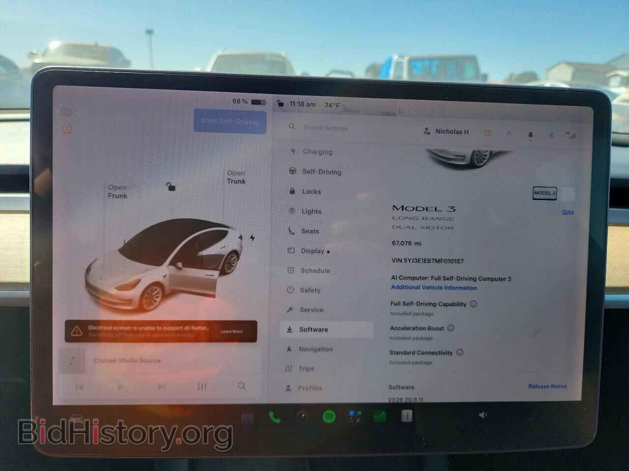 2021 TESLA MODEL 3 - VIN: 5YJ3E1EB7MF010157 - Photo 9