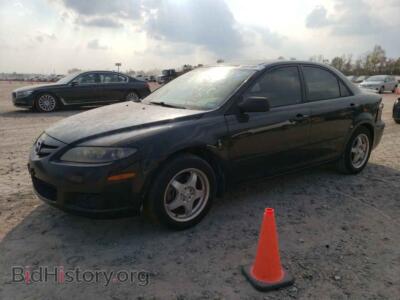 2007 Mazda 6 6 I, black — VIN 1YVHP80C675M22918, Copart