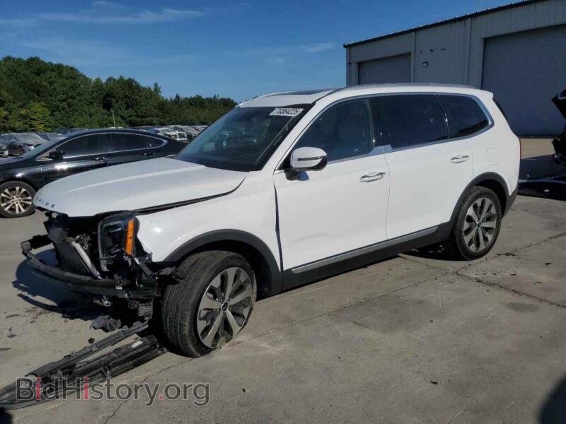 2022 Kia TELLURIDE S (VIN 5XYP64HC8NG281663) — фото 1 из 15, Copart, повреждение: передняя часть