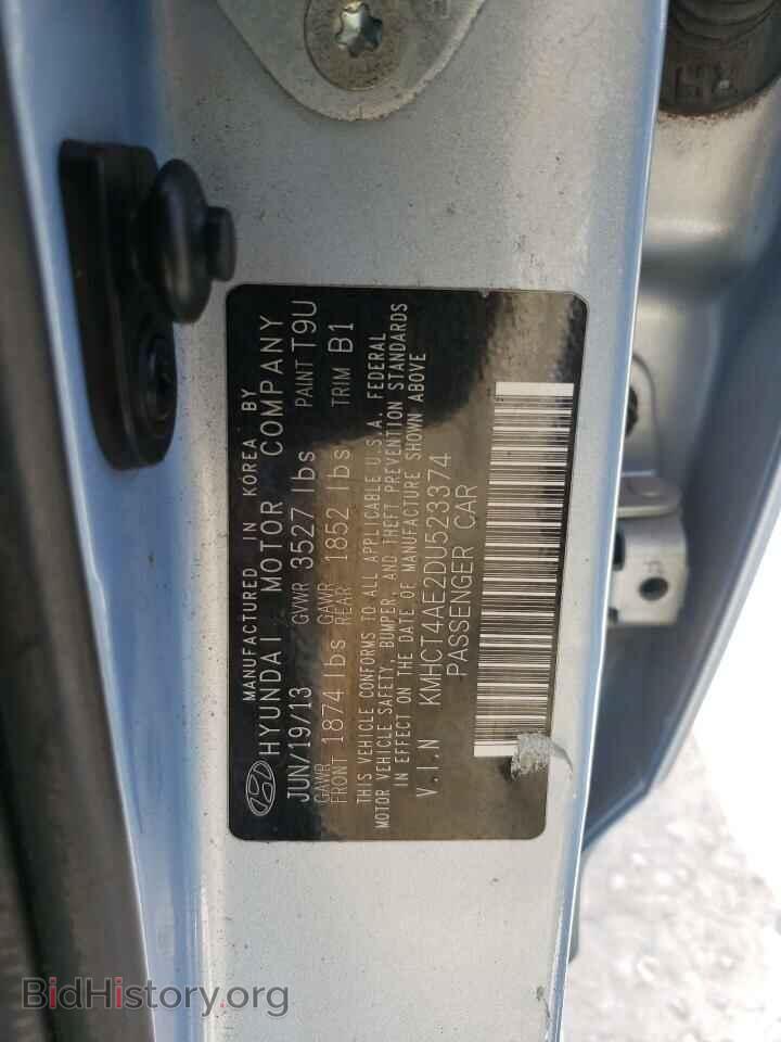 2013 HYUNDAI ACCENT - VIN: KMHCT4AE2DU523374 - Фото 12