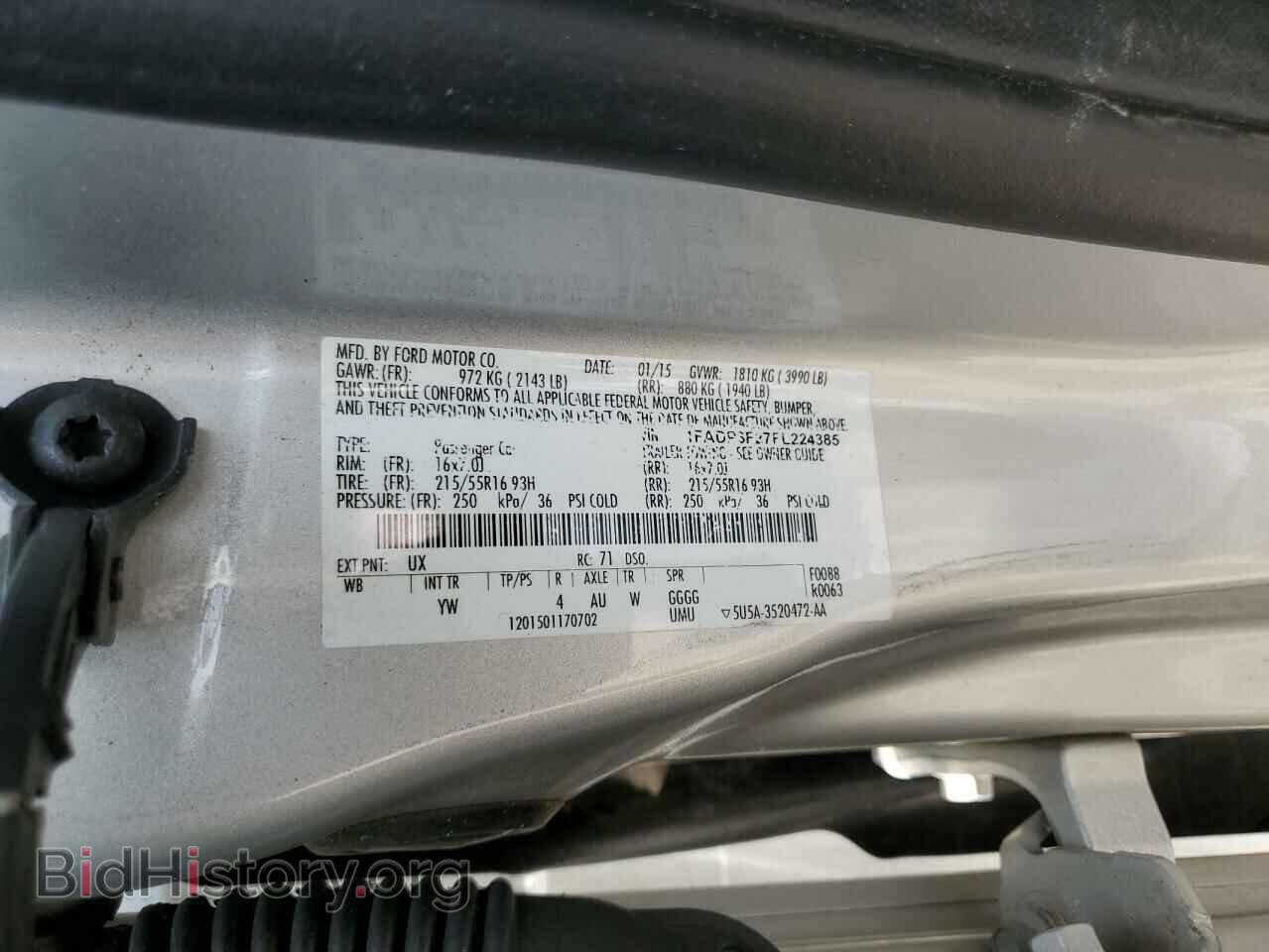2015 FORD FOCUS - VIN: 1FADP3F27FL224385 - Photo 13