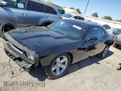 2012 Dodge CHALLENGER, black — VIN 2C3CDYAG7CH100807, Copart