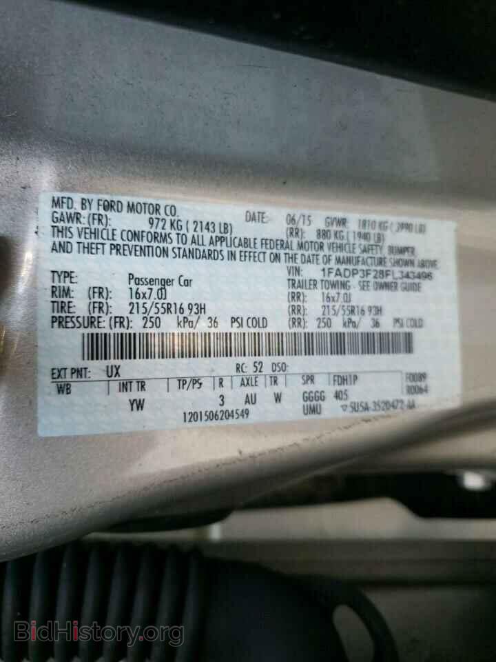 2015 FORD FOCUS - VIN: 1FADP3F28FL343496 - Photo 10
