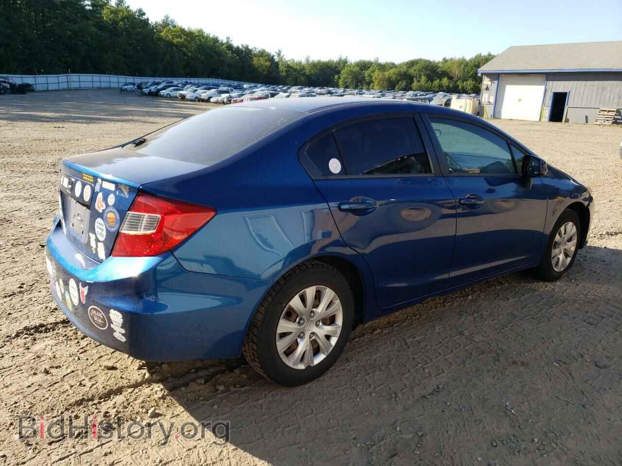 2012 HONDA CIVIC - VIN: 2HGFB2F59CH510190 - Фото 3