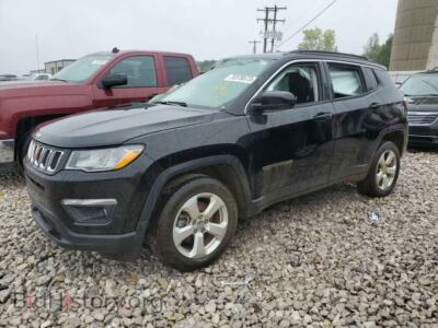 2020 Jeep COMPASS Compass LA, black — VIN 3C4NJDBB6LT146676, Copart