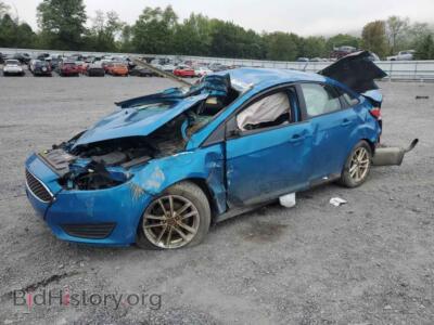 2016 Ford FOCUS SE, синий — VIN 1FADP3F28GL208407, Copart