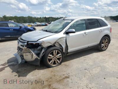 2014 Ford EDGE SEL, silver — VIN 2FMDK3JC5EBA36600, Copart