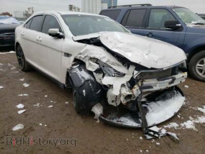 2014 Ford TAURUS TAURUS SEL, белый — VIN 1FAHP2E86EG130829, Copart