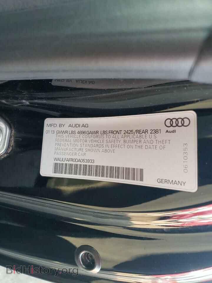 2013 AUDI A5 - VIN: WAULFAFR0DA053933 - Фото 13