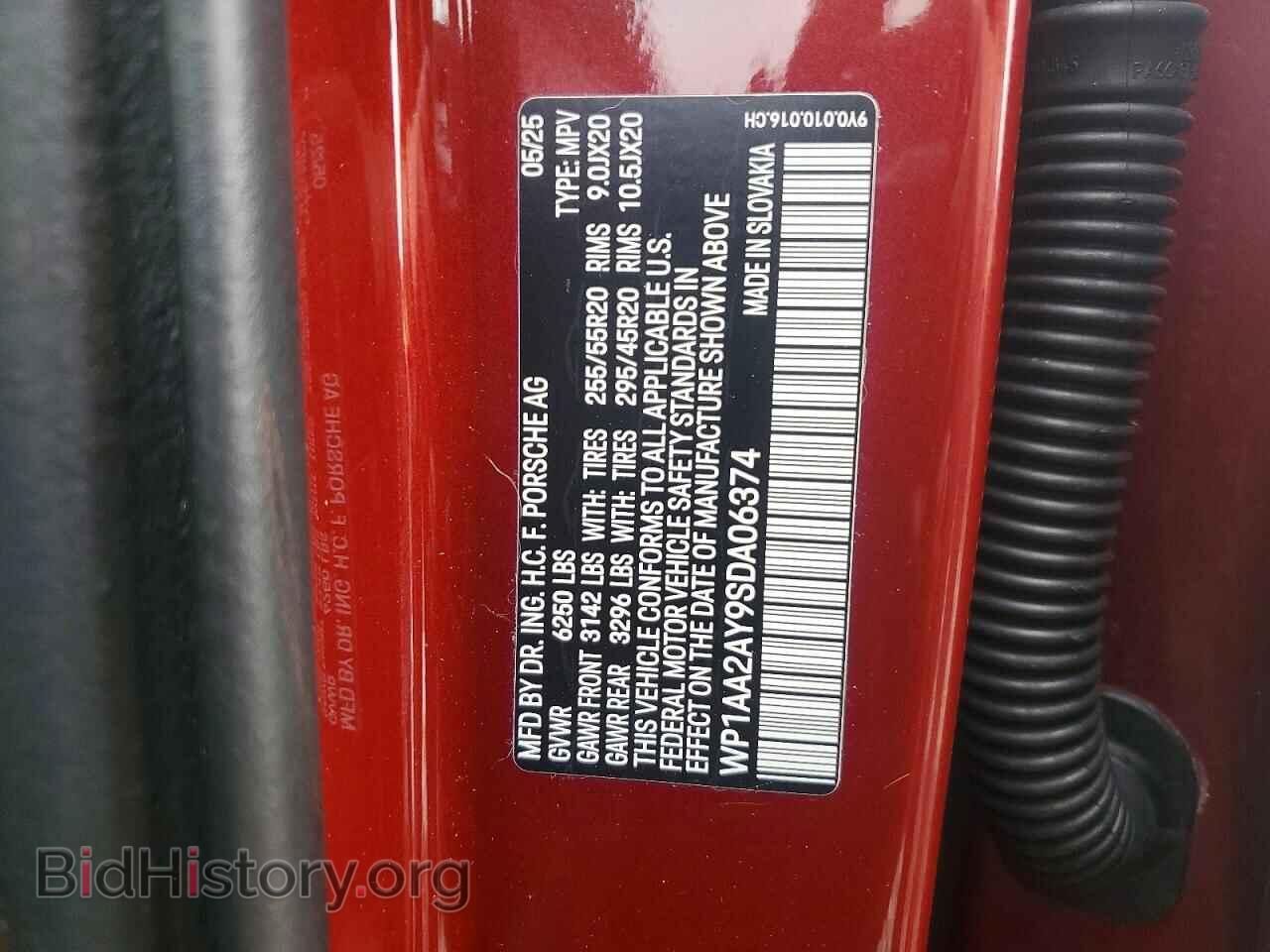 2025 PORSCHE CAYENNE - VIN: WP1AA2AY9SDA06374 - Photo 13