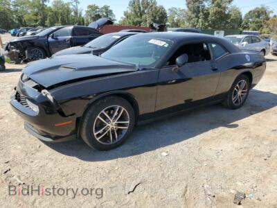 2019 Dodge CHALLENGER SXT, черный — VIN 2C3CDZGG7KH760034, Copart
