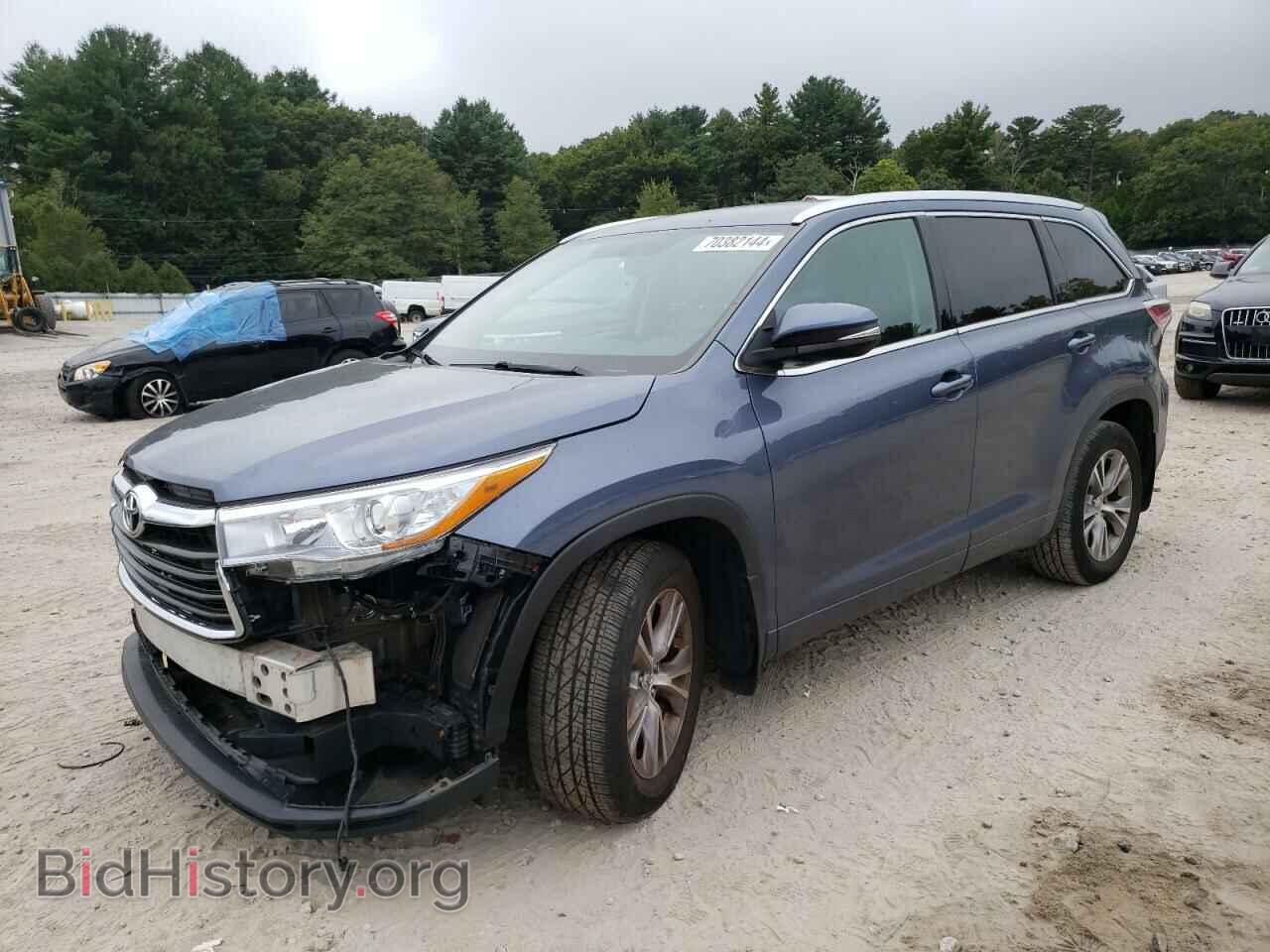 Photo 5TDJKRFH2FS099765 - TOYOTA HIGHLANDER 2015