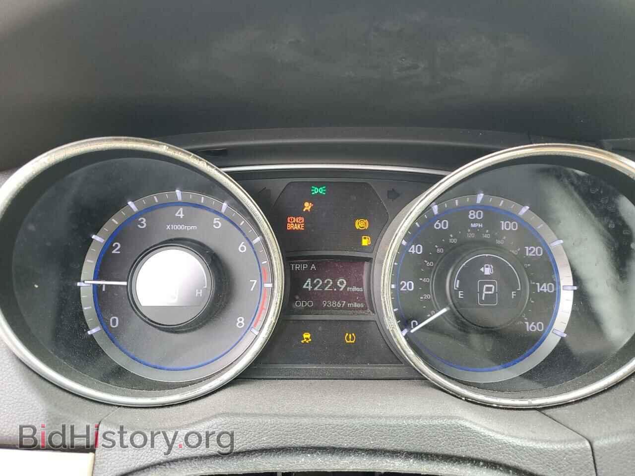2012 HYUNDAI SONATA - VIN: 5NPEB4AC7CH424718 - Фото 9