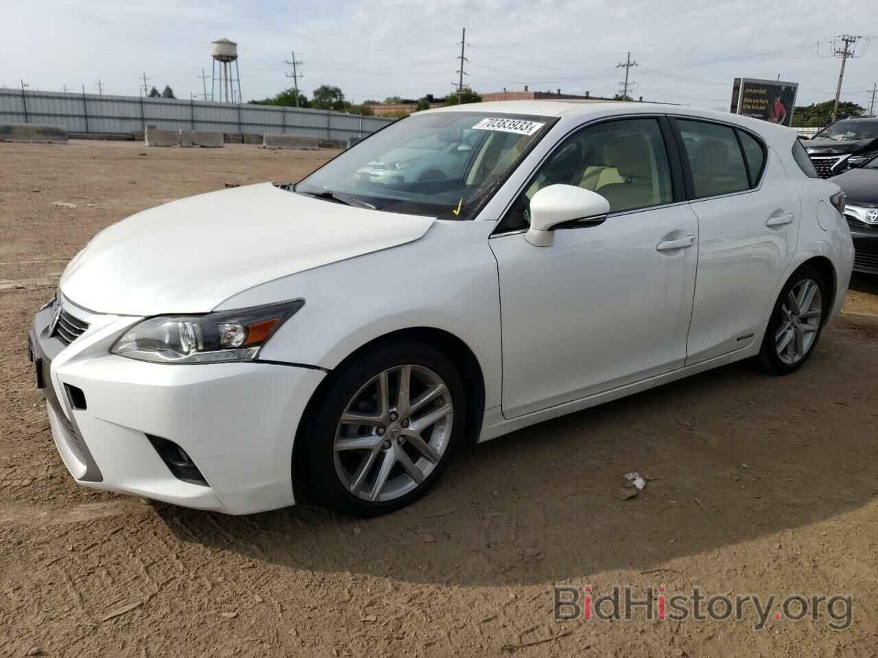 Photo JTHKD5BH8E2175488 - LEXUS CT 200 2014