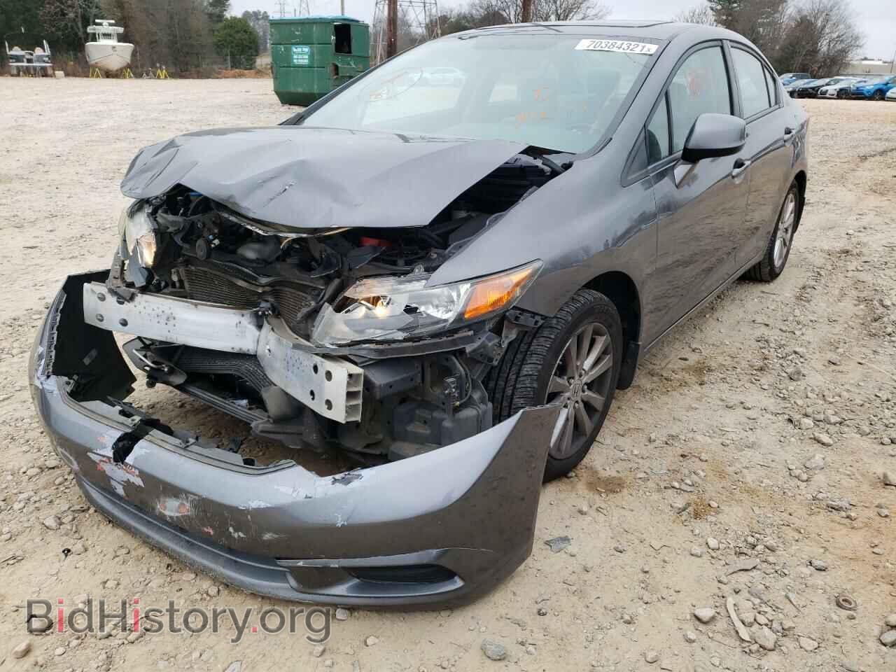 2012 HONDA CIVIC - VIN: 2HGFB2F97CH521191 - Фото 2
