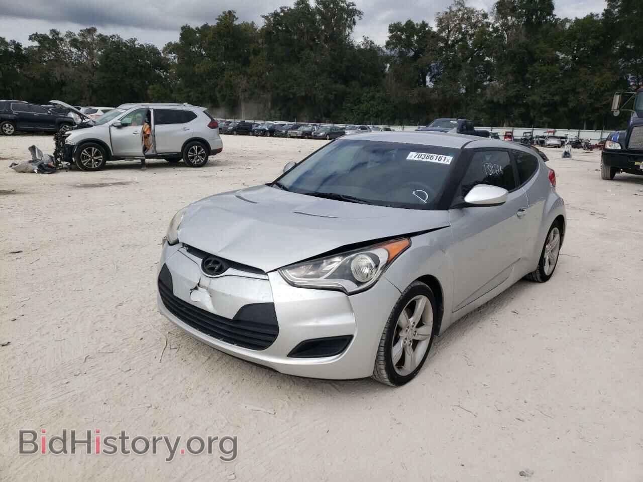 2014 HYUNDAI VELOSTER - VIN: KMHTC6ADXEU200713 - Фото 2