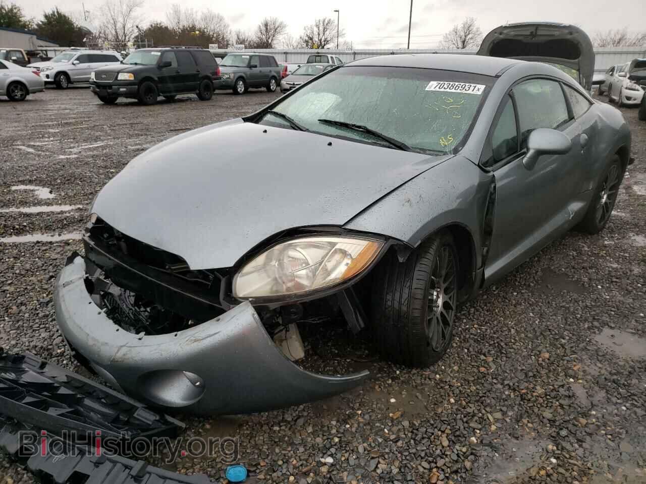 2007 MITSUBISHI ECLIPSE - VIN: 4A3AK34T07E014043 - Фото 2