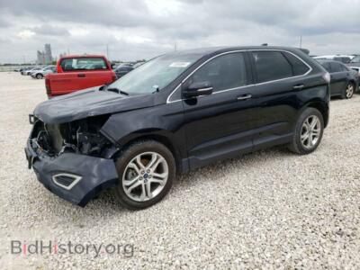2016 Ford EDGE Titanium, black — VIN 2FMPK3K95GBC36864, Copart