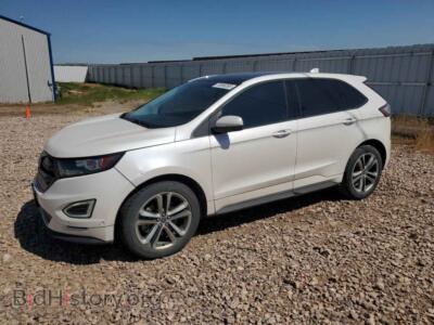 2015 Ford EDGE Sport, white — VIN 2FMTK4AP9FBB42165, Copart