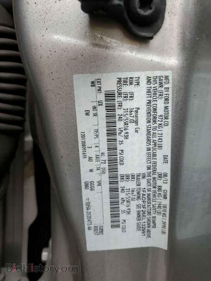 2014 FORD FOCUS - VIN: 1FADP3F26EL132991 - Фото 12