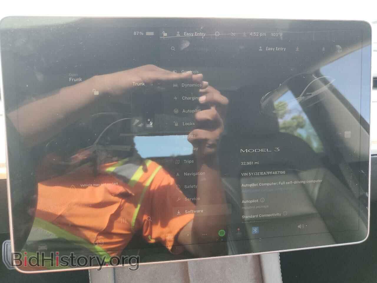 2023 TESLA MODEL 3 - VIN: 5YJ3E1EA7PF487196 - Фото 9