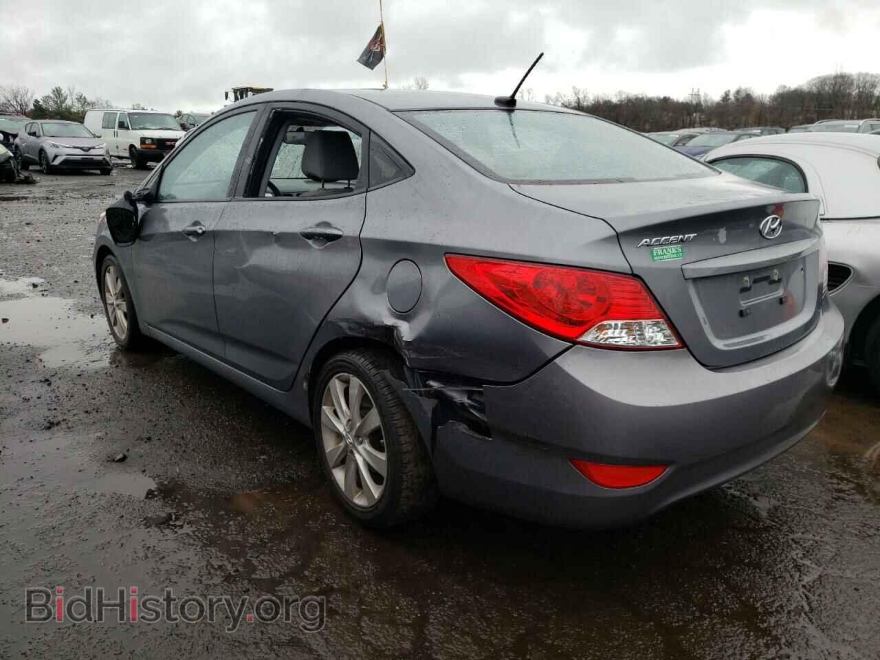 2014 HYUNDAI ACCENT - VIN: KMHCU4AE2EU761322 - Фото 2