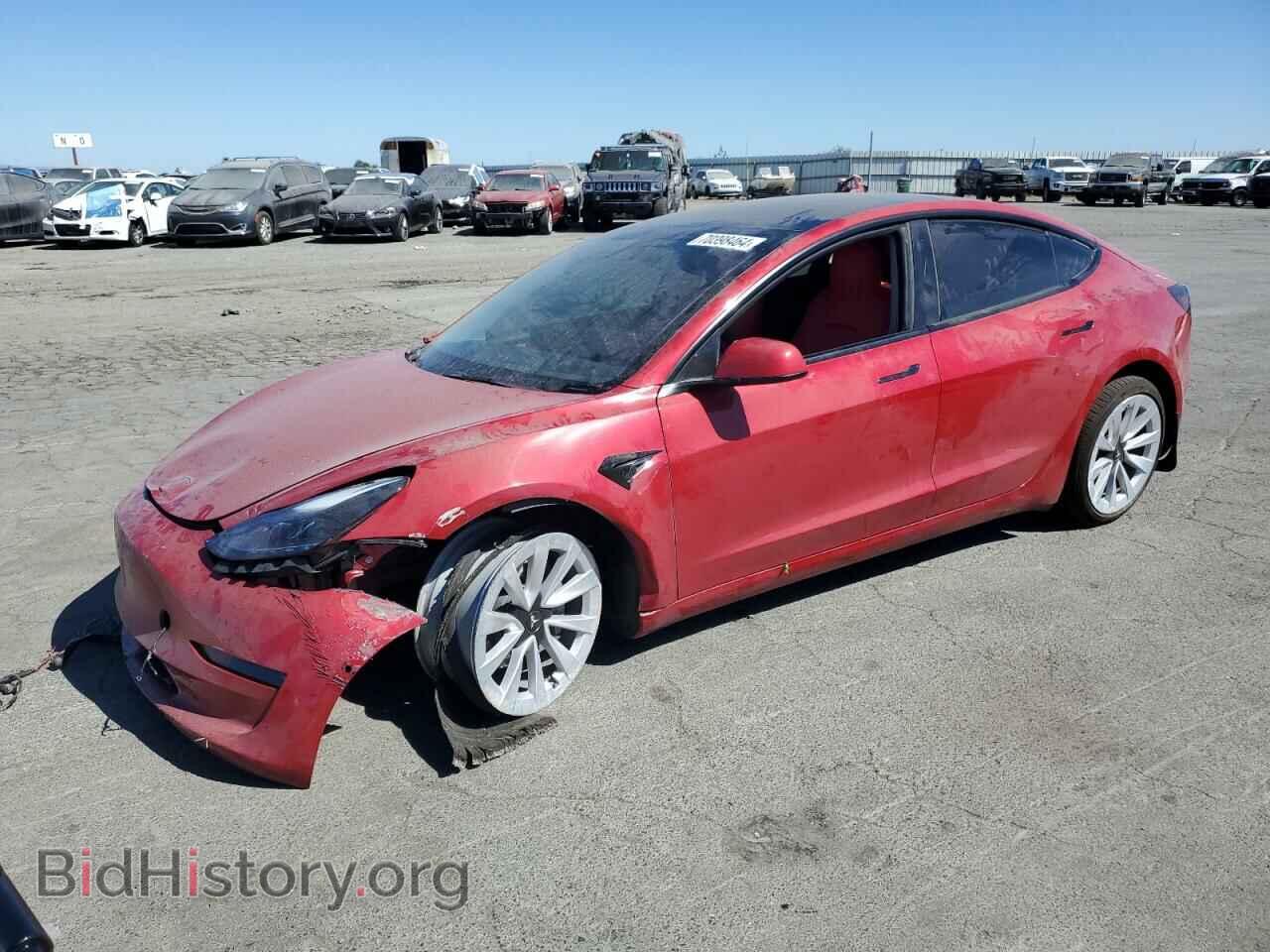 Фотография 5YJ3E1EB3NF295697 - TESLA MODEL 3 2022