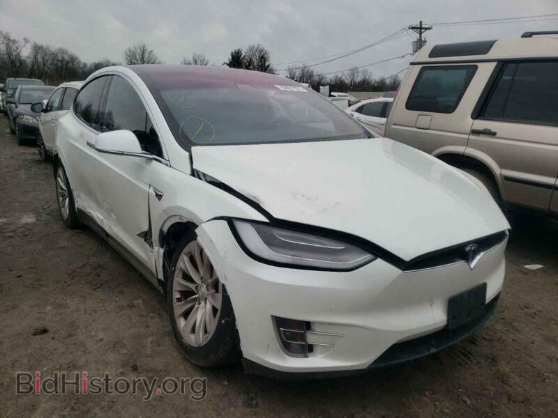 2020 Tesla MODEL X (VIN 5YJXCAE27LF238696) — фото 1 из 10, Copart, повреждение: передняя часть