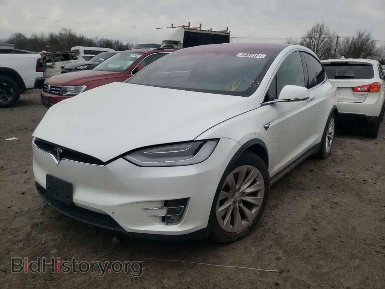 2020 TESLA MODEL X - VIN: 5YJXCAE27LF238696 - Фото 2