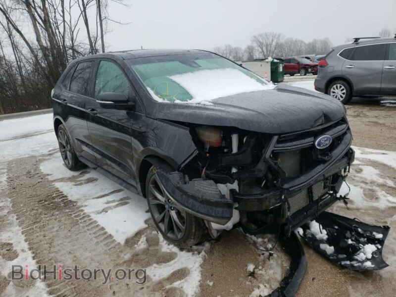 2016 Ford EDGE Edge Sport (VIN 2FMPK4AP1GBB28408) — photo 1 of 10, Copart, damage: front end