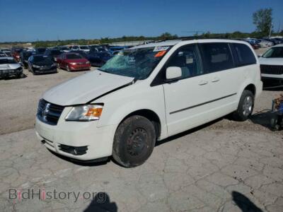 2010 Dodge CARAVAN SXT, white — VIN 2D4RN5D15AR489482, Copart