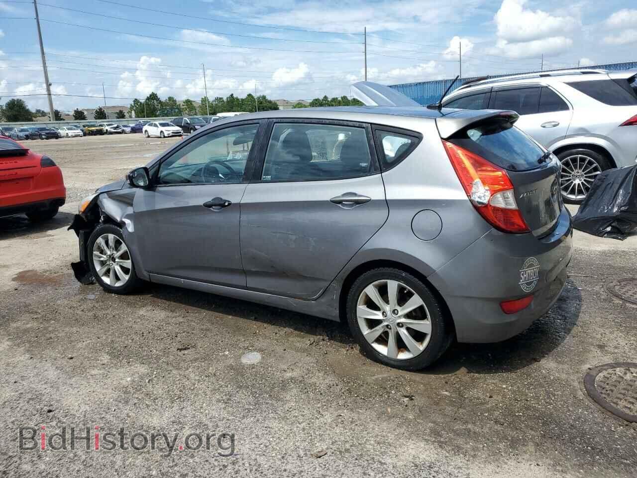 2014 HYUNDAI ACCENT - VIN: KMHCU5AE6EU166477 - Фото 2