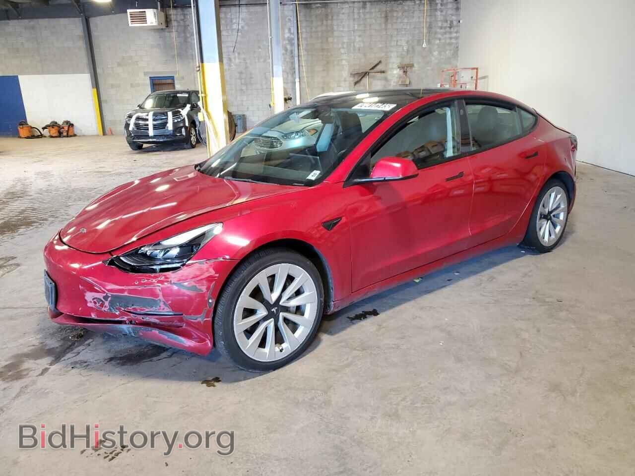 Photo 5YJ3E1EAXNF286972 - TESLA MODEL 3 2022