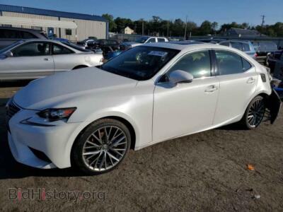 2014 Lexus IS IS 250, белый — VIN JTHCF1D28E5012595, Copart