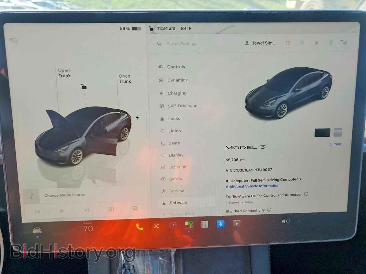 2023 TESLA MODEL 3 - VIN: 5YJ3E1EA2PF549037 - Фото 9