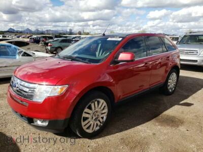 2010 Ford EDGE Edge Limit, red — VIN 2FMDK3KC8ABB77489, Copart