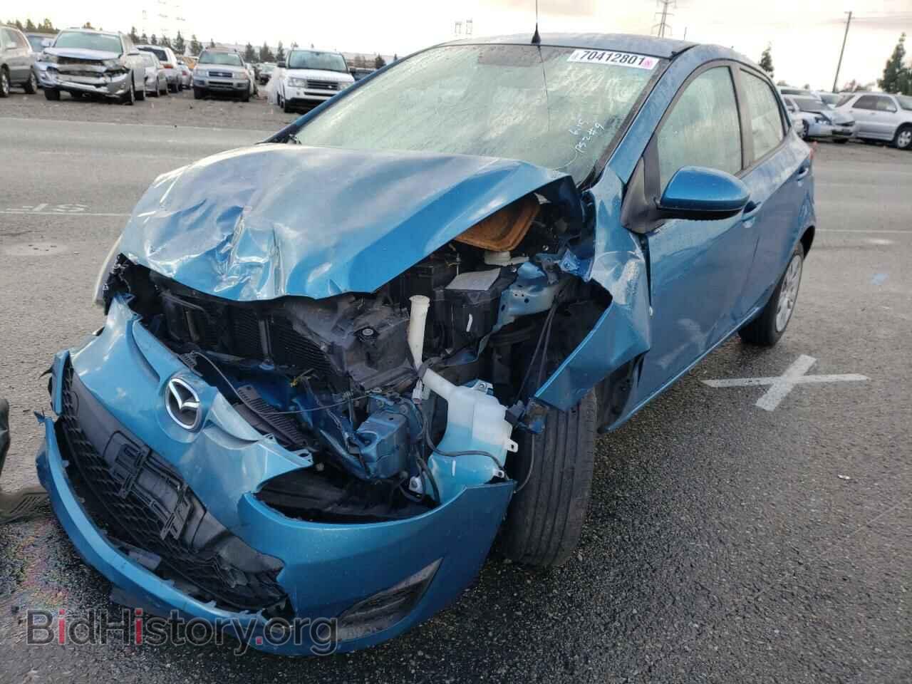 2012 MAZDA 2 - VIN: JM1DE1KZ6C0147450 - Фото 2