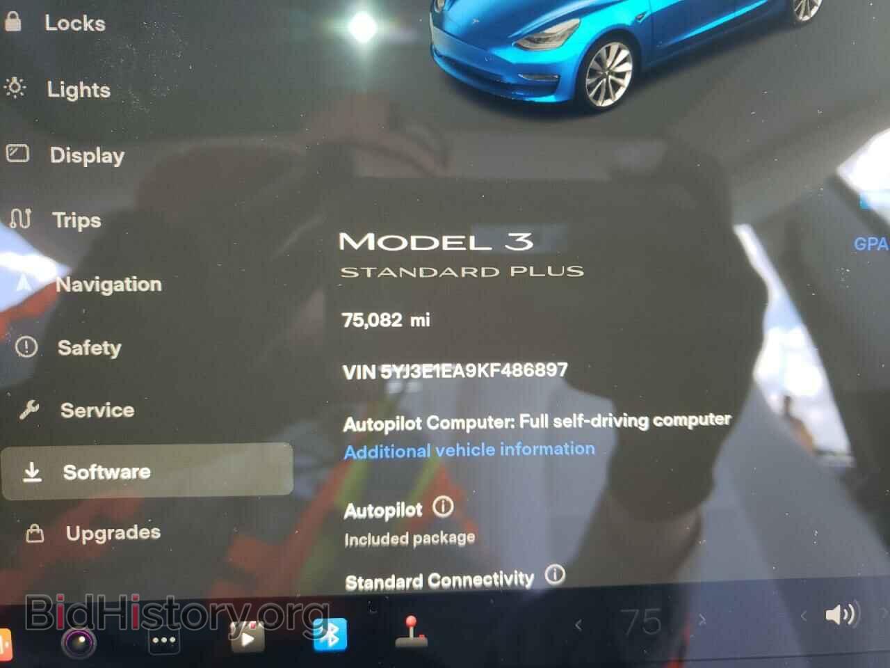 2019 TESLA MODEL 3 - VIN: 5YJ3E1EA9KF486897 - Фото 9