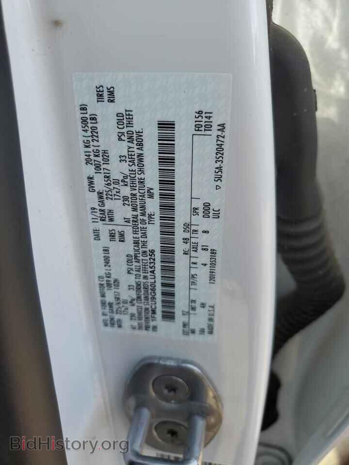 2020 FORD ESCAPE - VIN: 1FMCU9G60LUA53256 - Photo 13