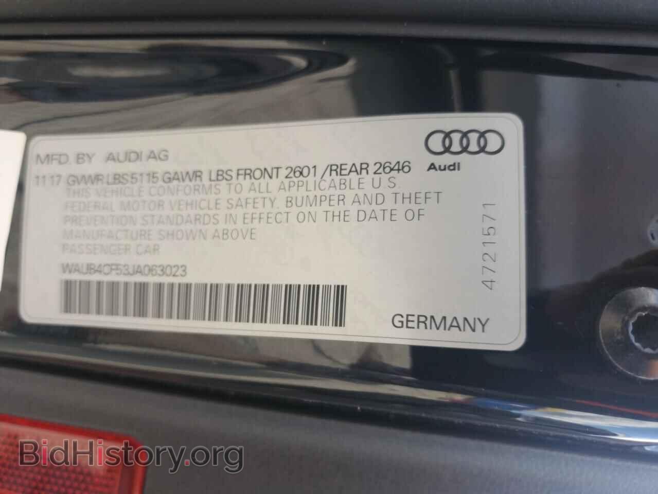 2018 AUDI S5/RS5 - VIN: WAUB4CF53JA063023 - Фото 13