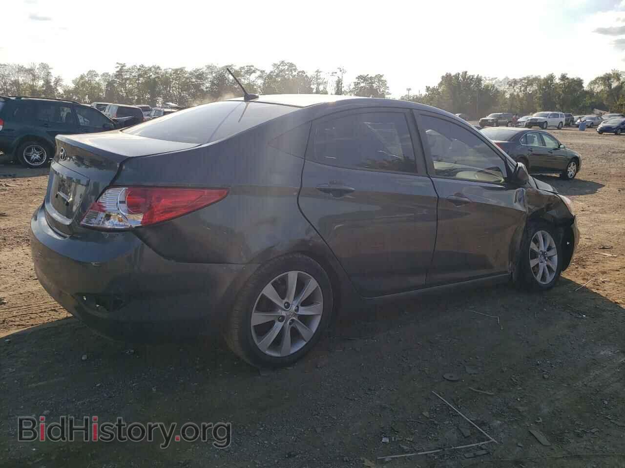 2013 HYUNDAI ACCENT - VIN: KMHCU4AEXDU301999 - Фото 3