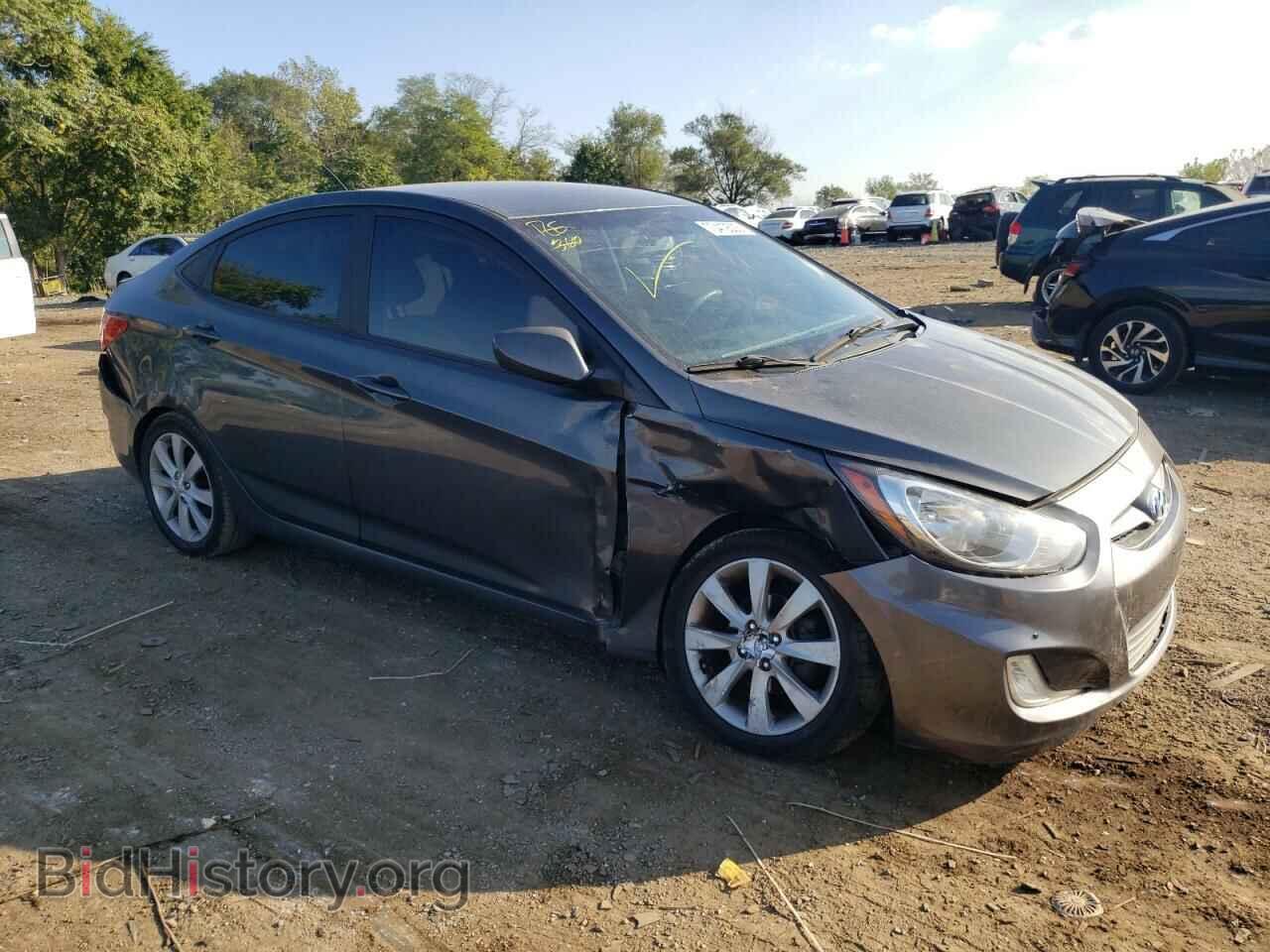 2013 HYUNDAI ACCENT - VIN: KMHCU4AEXDU301999 - Фото 4