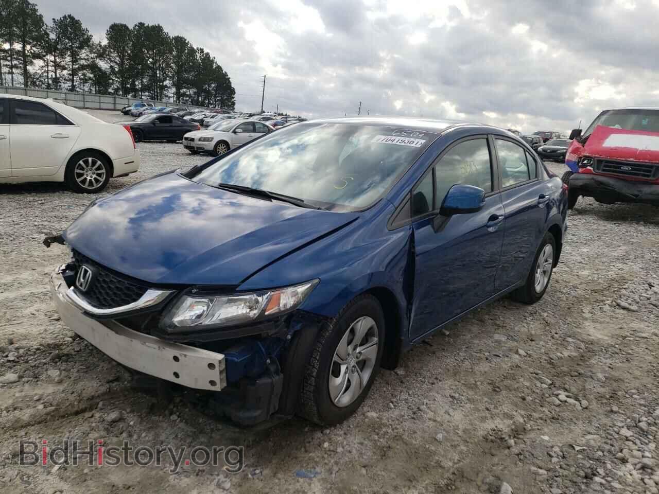 2013 HONDA CIVIC - VIN: 2HGFB2F57DH546509 - Фото 2