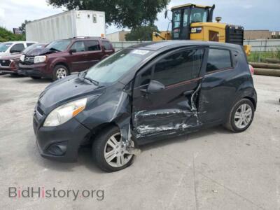 2015 Chevrolet SPARK 1LT, black — VIN KL8CD6S94FC712639, Copart