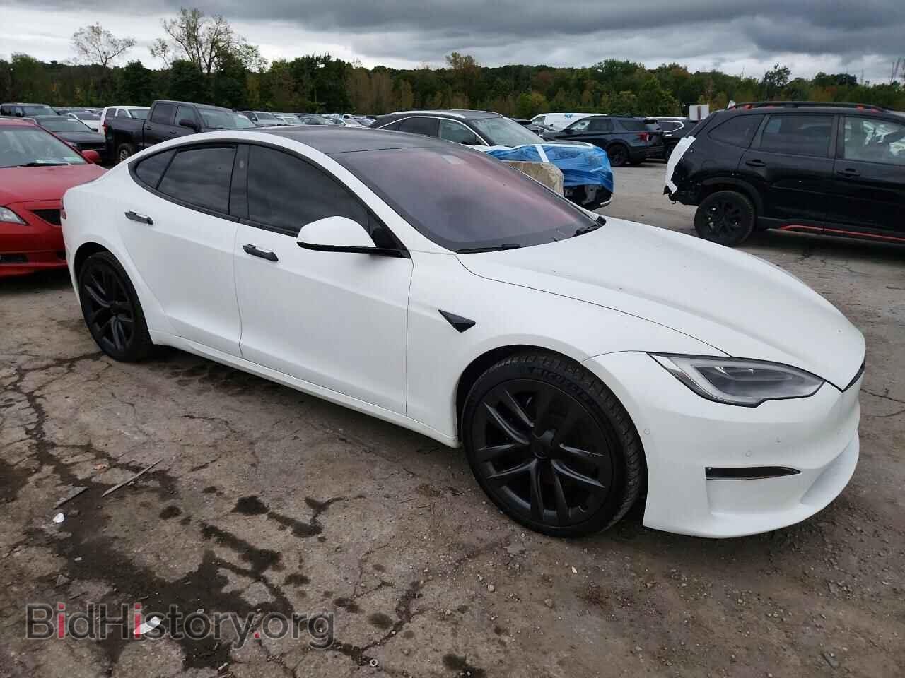 2021 TESLA MODEL S - VIN: 5YJSA1E67MF456948 - Фото 4