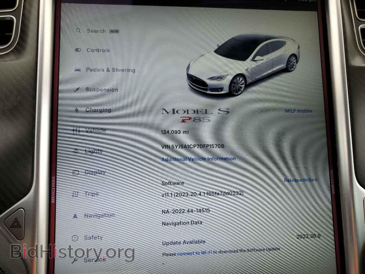 2013 TESLA MODEL S - VIN: 5YJSA1CP7DFP15708 - Фото 9