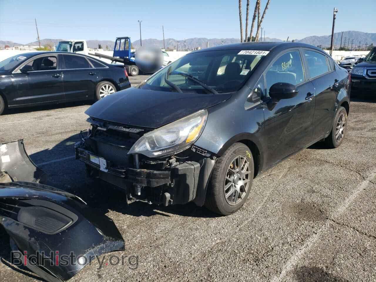 2015 KIA RIO - VIN: KNADM4A36F6502777 - Фото 2