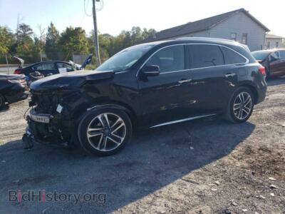 2017 Acura MDX MDX Advanc, black — VIN 5FRYD4H83HB008162, Copart